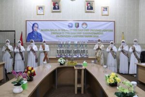 Riana Sari Arinal Hadiri Virtual Meeting Halalbihalal Idul Fitri