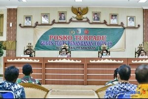 Sekdakab Pesawaran Pimpin Rapat Evaluasi Tim Sosialisasi GTPP Covid-19