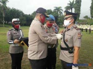 Polres Way Kanan Gelar Serah Terima Jabatan Kasat Narkoba