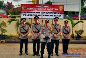 2 Kasat di Polres Tubaba Ditukangi Wajah Baru, Ini Pesan Kapolres Hadi Saepul Rahman
