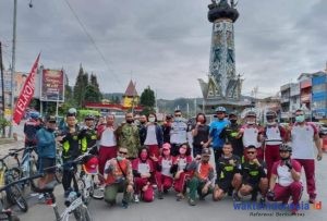 Gowes, Cara TNI-Polri di Karo Jaga Sinergitas dan Soliditas