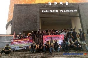 Tolak RUU HIP, GMBI Pesawaran Gelar Aksi Damai di Depan Kantor Dewan