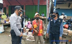 PWI Pesawaran Roadshow Tiga Kecamatan Sosialisasikan Kebiasaan Pola Hidup Baru