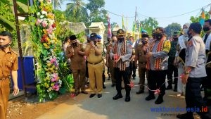 Wakapolda Lampung Hadiri Launching Kampung Tangguh Nusantara