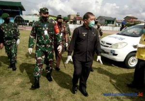 Bupati Terkelin Pimpin Apel Tim Pendisplinan, Dandim Warning si Bandel