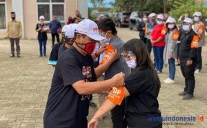 Bupati Terkelin Hadiri Apel Gerakan Coklit di KPUD Karo, Batara Manurung : Manusia Setengah Dewa