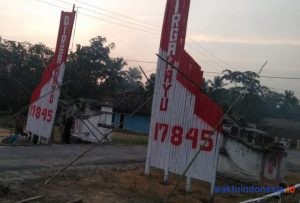 Jelang HUT RI ke-75 Kampung Tanjungsari di Waykanan Gelar Lomba Kebersihan Desa