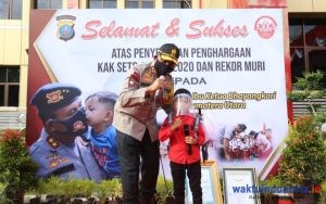 Hari Anak Nasional, Kapolda Irjen Martuani Temui Bocah Kalkulator