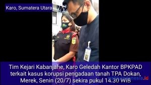 VIDEO: Penyataan Kejari Kabanjahe Usai Geledah Kantor BPKPAD Karo