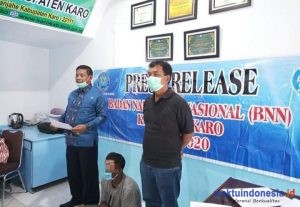 BNN Karo Beraksi, Ciduk Seorang Pria dengan BB 13,15 Gram Sabu di Kuta Buluh Simole