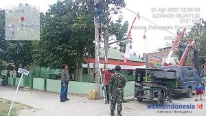 Koramil 06/Munte Sediakan Wifi Gratis Dan HP Babinsa Untuk Fasilitas Siswa Belajar Online