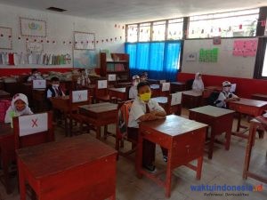 KBM Tatap Muka Dimulai, SDN 1 Sebarus Siap Jalankan Protokol Kesehatan Covid-19