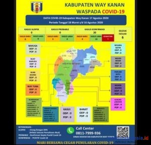 Ada Bayi 4 Bulan, Gugus Tugas Waykanan Beber Dasar 4 Warga Blambangan Umpu Positif Corona