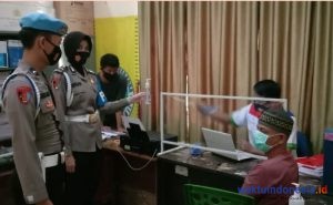 Sipropam Polres Mesuji Awasi Polisi – ASN Disiplin Protokol Kesehatan