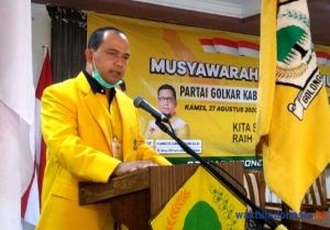 Partai Golkar Karo Pleno, Tentukan Pengganti Balonbup Jambi Surbakti yang Meninggal