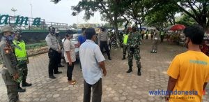 Koramil 421-02 Gelar Patroli Protokol Kesehatan Sasar Pusat Keramaian