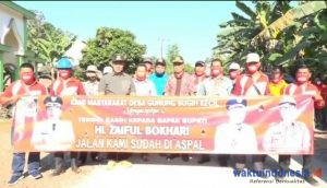 Terima Kasih Pak Bupati Zaiful,  Pembangun Lamtim Sudah Mulai Merata