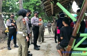 Operasi Yustisi Prokes Polres Pesawaran Sasar Tempat Wisata