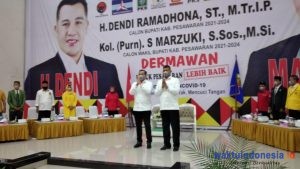 Sembilan Partai Pengusung Resmi Deklarasi Koalisi Dendi-Marzuki