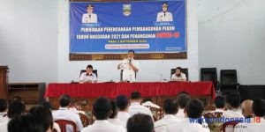 Bupati Agus Buka Agenda Pembinaan Perencanaan Pembangunan Pekon dan Penanganan Corona