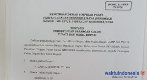 B1KWK 3 Parpol Lengkap, Zaiful-Dibyo Daftar KPU Besok