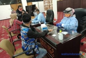 Dari Wawancara Balonwabup Antoni, 48 Wartawan Rapid Test, Hasilnya Non Reaktif