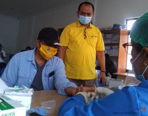 Pengurus Harian DPD Partai Golkar Karo Rapid Test, ini Ungkapan Ferianta