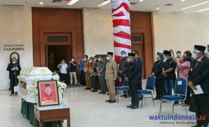 Upacara Pelepasan Jenazah Budieli Laia Dihadiri Gubernur Edy