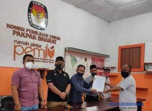 Di Pakpak Bharat, KPU Tetapkan 2 Paslon, Besok Pengundian Nomor Urut
