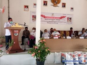 Pemkab Mesuji Kembali Salurkan Bantuan, Kali Ini Program Bansos Beras Dilaunching Bupati Saply
