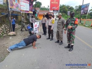 Kapolsek Sidikalang Kota Gencar Lakukan Pendisiplinan Prokes Dalam Rangka Operasi Yustisi