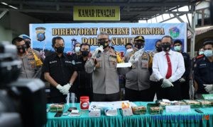 Kapolda Irjen Martuani Beber Pengungkapan 8,3 Kg Sabu Jaringan Malaysia – Indonesia