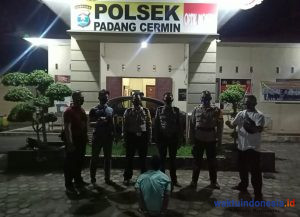 Tekab 308 Polsek Padang Cermin Bekuk Pelaku Curat, Ini Modusnya