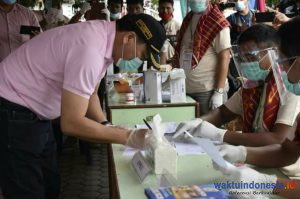 Pilkada Karo, KPU Gelar Simulasi Pemungutan dan Perhitungan Suara