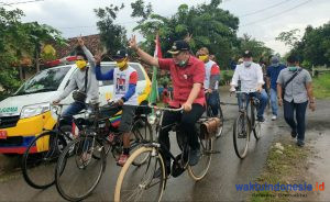 Dendi Hadiri Tasyakuran Sepeda Onthel Pesawaran, Simak Pesannya