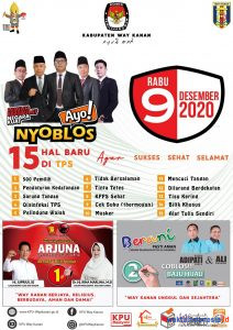 Ingat! 9 Desember 2020, Ayo Nyoblos Pemilih yang Berdaulat Negara Kuat