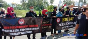 FPII Geruduk KPU Lamsel, Dinilai Jalankan PKPU tapi Kangkangi UU