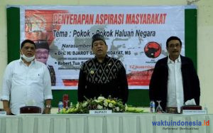 Bupati Eddy Sambut Hangat Kunker Mantan Plt Gubernur DKI Jakarta Ini ke Dairi