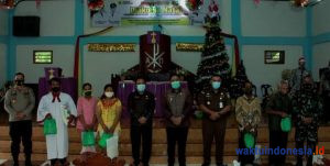 Bupati Dairi Hadiri Diakonia Natal di 2 Lokasi