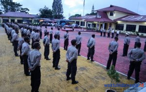 95 Polisi Dairi Diberangkatkan ke Pakpakbharat dan Samosir, Ini Misinya
