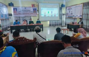 Desk Pilkada Pesibar Jelaskan Hasil Data Perolehan Suara 3 Paslon