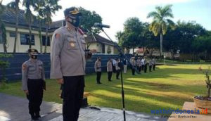 Pimpin Apel Pagi, Kapolres Binsar Minta Polisi Jaga Sikap dan Prilaku