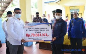 Bupati Batubara Terima Rp70,6 Juta CSR Bank Sumut, juga Ungkap Pendapatan Baznas