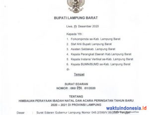 Nataru: SE Bupati Terbit, Satpol PP Lambar Bakal Bergerak, Gugus Tugas Imbau Ini