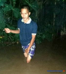 Sungai Meluap Semalam, Dua Dusun Desa Mada Jaya Terendam Banjir