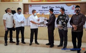 KPU Tetapkan Dendi-Marzuki Bupati dan Wakil Bupati Terpilih