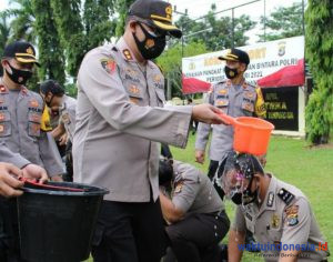 75 Polisi Waykanan Naik Pangkat, 1 jadi Setara Kapolres