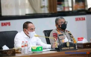 Ini Pesan Mendagri, BNPB, Menko Kemaritiman saat Kapolda-Gubernur Sumut Mengikuti Rakor Penanganan Covid-19