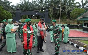 Kapolda Martuani dan Pangdam I/BB Hasanuddin Kunjungi Batalyon Infanteri-122/TS