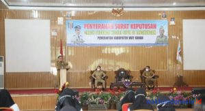 Serahkan 73 SK CPNS, Bupati Waykanan: Jadi PNS Masih Pilihan Utama